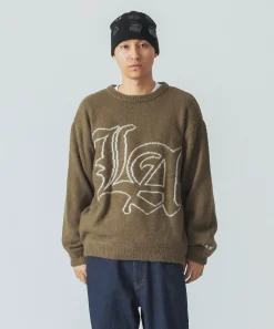 OLD ENGLISH MOHAIR CREWNECK KNIT