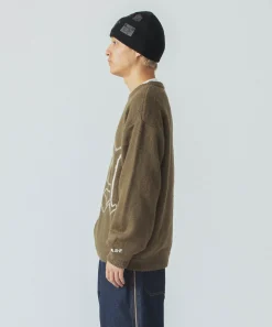 OLD ENGLISH MOHAIR CREWNECK KNIT