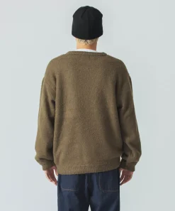 OLD ENGLISH MOHAIR CREWNECK KNIT