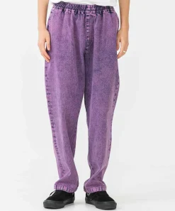 OVERDYED DENIM EASY PANTS