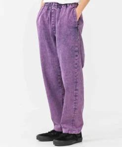 OVERDYED DENIM EASY PANTS