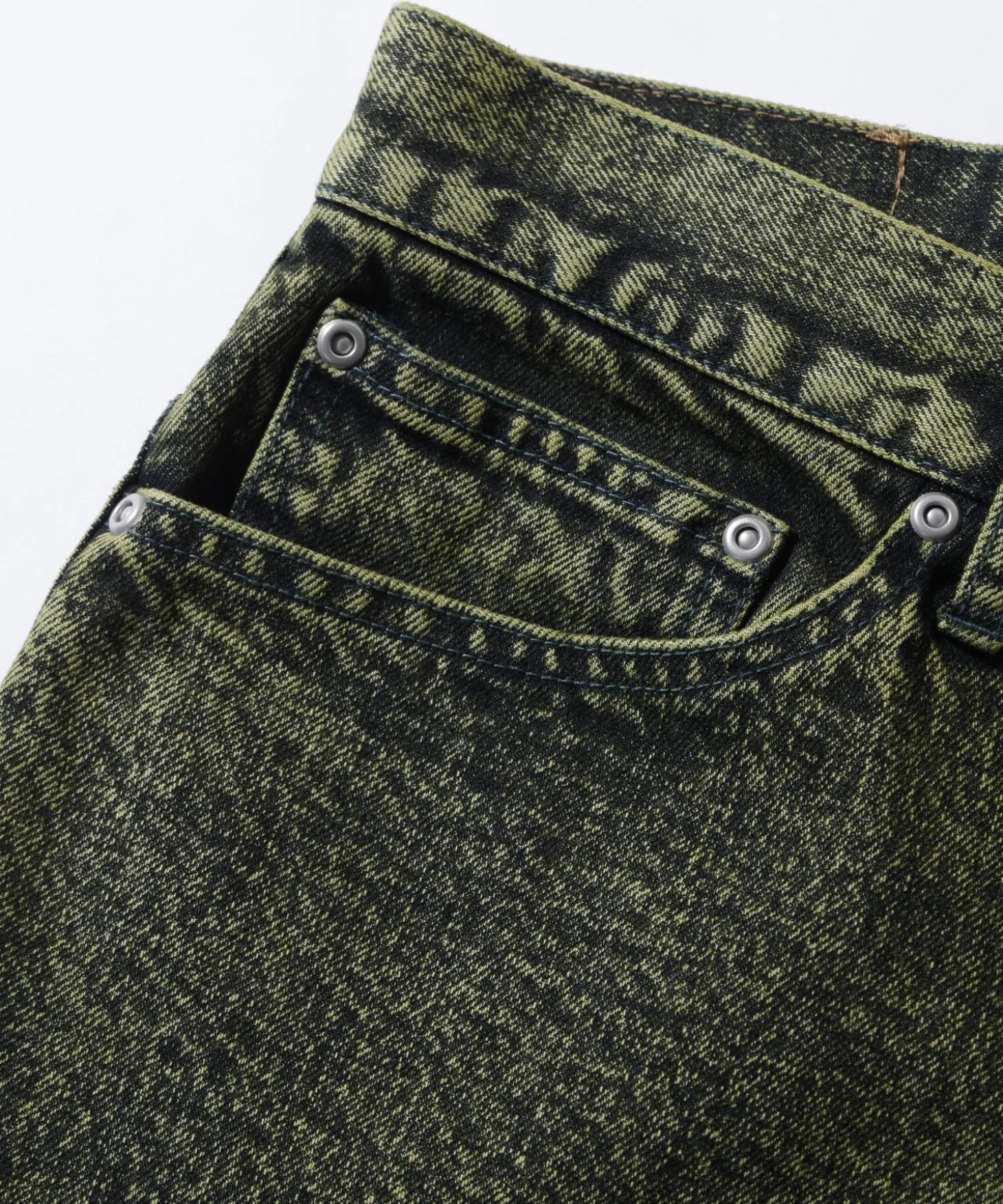 OVERDYED DENIM PANTS