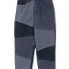 PANELED WORK DENIM PANTS