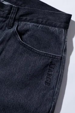 PANELED WORK DENIM PANTS