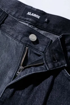 PANELED WORK DENIM PANTS