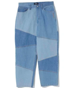 PANELED WORK DENIM PANTS