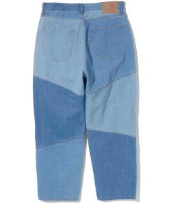 PANELED WORK DENIM PANTS