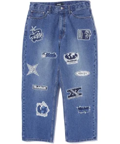 PATCHED DENIM PANTS