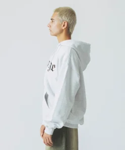 PATCHED LOGO ZIP UP HOODIE SWEATSHIRT