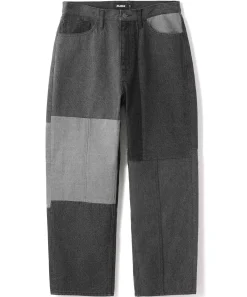PATCHWORK DENIM PANTS