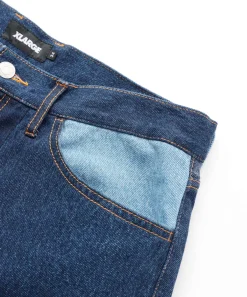 PATCHWORK DENIM PANTS