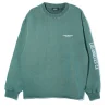 PIGMENT DYED RAW EDGE CREWNECK SWEATSHIRT