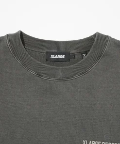 PIGMENT DYED RAW EDGE CREWNECK SWEATSHIRT
