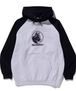 PITBULL RAGLAN HOODED SWEATSHIRT
