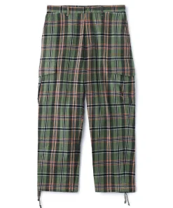 PLAID CARGO PANTS
