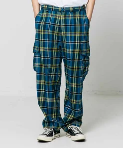 PLAID CARGO PANTS