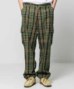 PLAID CARGO PANTS