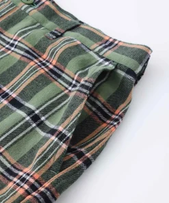 PLAID CARGO PANTS