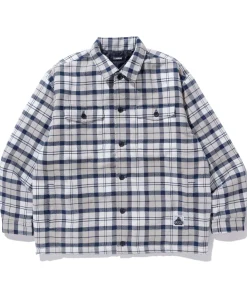 QUILTED CHECK SHIRT JACKET