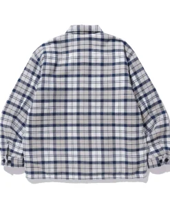 QUILTED CHECK SHIRT JACKET