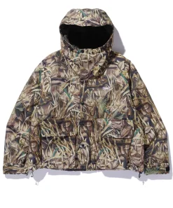 RAGLAN PUFFER HOODED JACKET