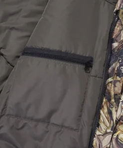 RAGLAN PUFFER HOODED JACKET
