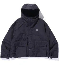 RAGLAN PUFFER HOODED JACKET