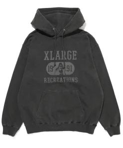 RECREATIONS PIGMENT DYED HOODED SWEATSHIRT