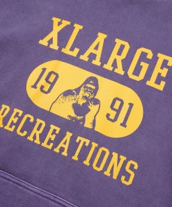 RECREATIONS PIGMENT DYED HOODED SWEATSHIRT