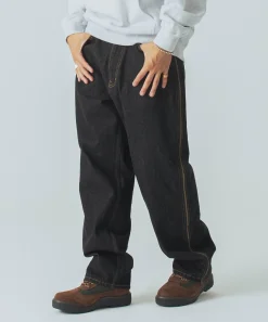 SIDE ZIP DENIM PANTS