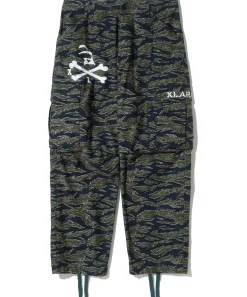 SKULL CAMO CARGO PANTS