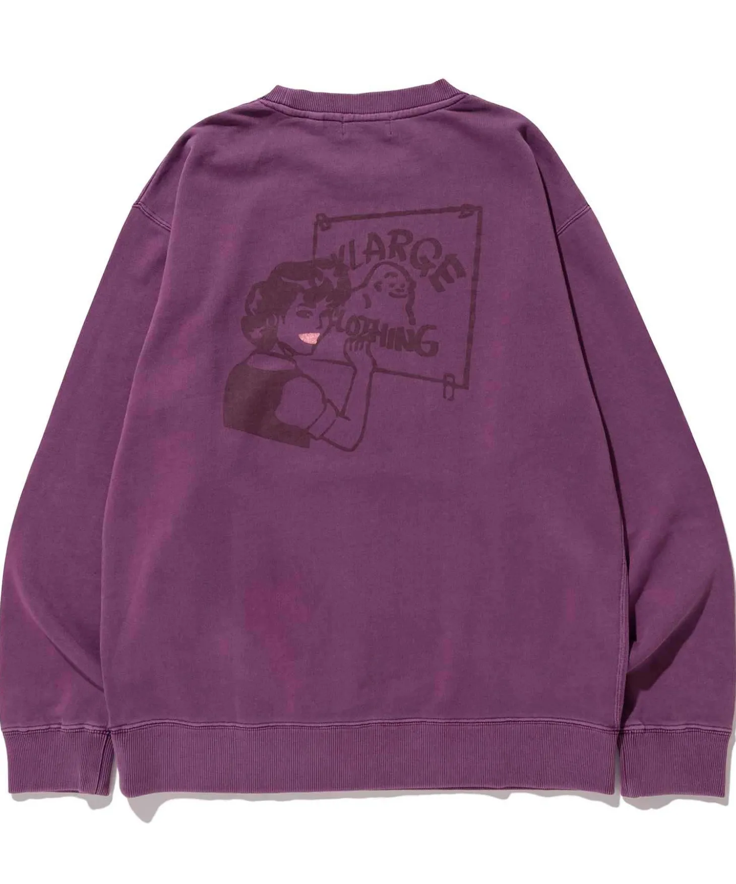 SMOOTH PAINTER PIGMENT CREWNECK SWEAT
