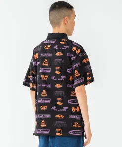 S/S ALLOVER PRINT RUGBY SHIRT