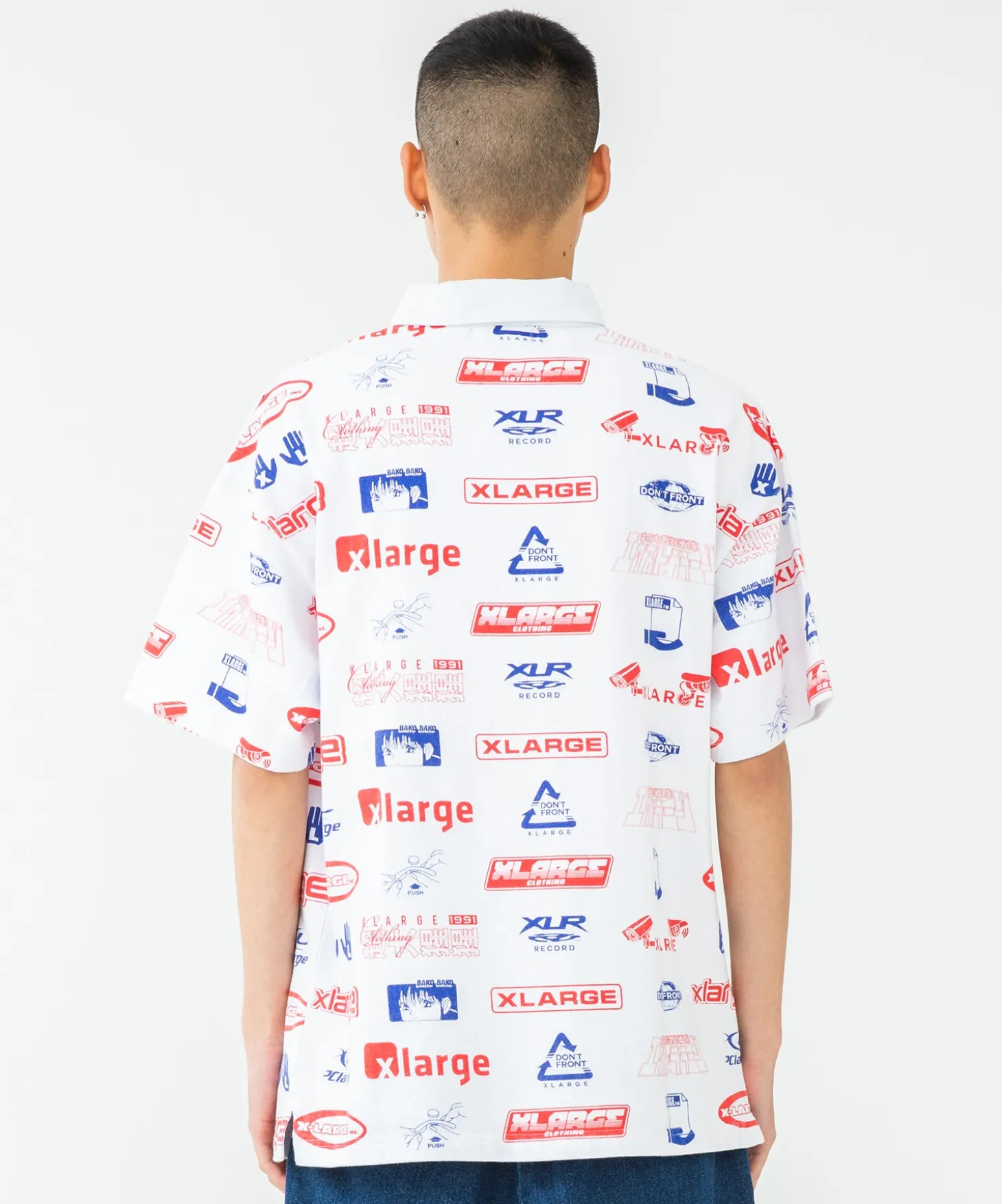 S/S ALLOVER PRINT RUGBY SHIRT