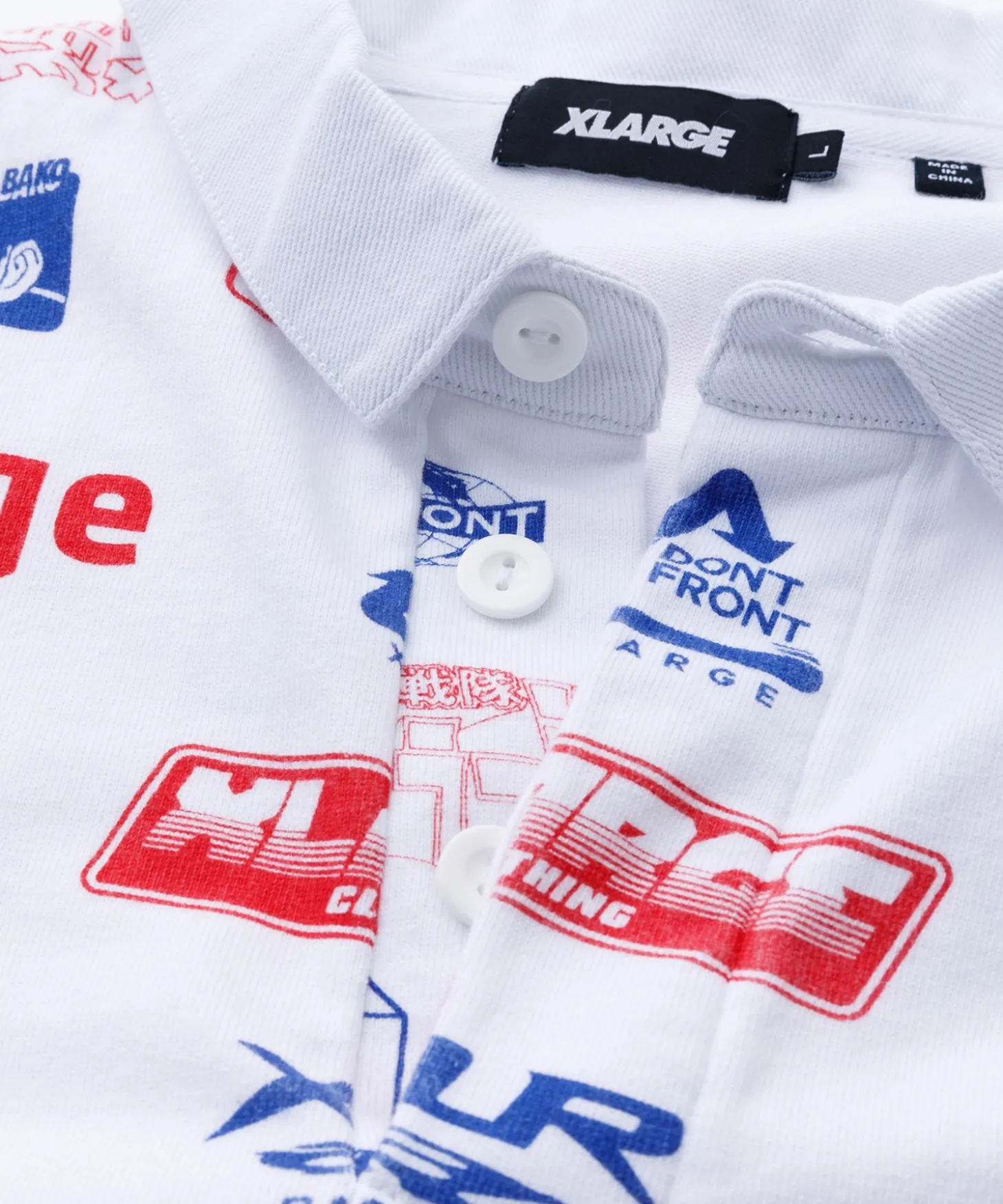 S/S ALLOVER PRINT RUGBY SHIRT