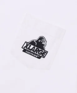 S/S EMBROIDERY SLANTED OG POCKET TEE