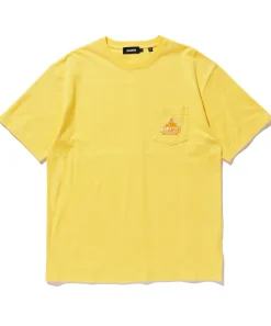 S/S EMBROIDERY SLANTED OG POCKET TEE