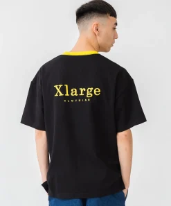 S/S HEAVYWEIGHT HENLEY NECK TEE