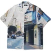 S/S OPEN COLLAR SHIRT