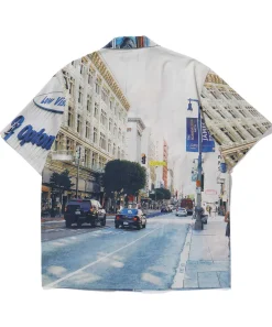 S/S OPEN COLLAR SHIRT