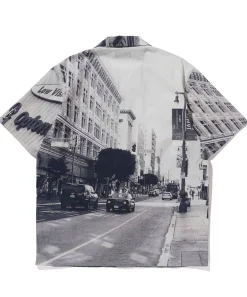 S/S OPEN COLLAR SHIRT