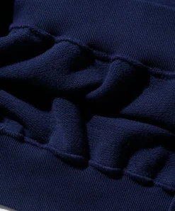 STRIPED SLEEVE TEAM LOGO CREWNECK SWEAT