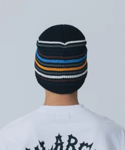 STRIPED SUMMER BEANIE