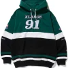 TEAM PANELED HOODED SWEAT