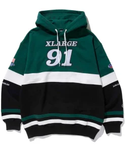TEAM PANELED HOODED SWEAT