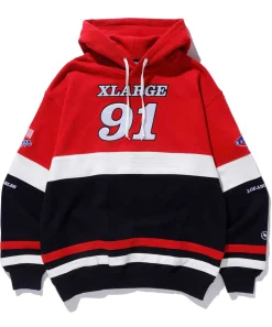 TEAM PANELED HOODED SWEAT