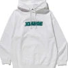 TWO TONE STANDARD LOGO PULLOVER HOODED SWEAT
