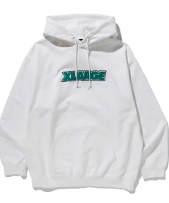 TWO TONE STANDARD LOGO PULLOVER HOODED SWEAT