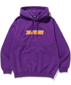 TWO TONE STANDARD LOGO PULLOVER HOODED SWEAT