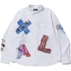 VARIOUS LETTER L/S SHIRT